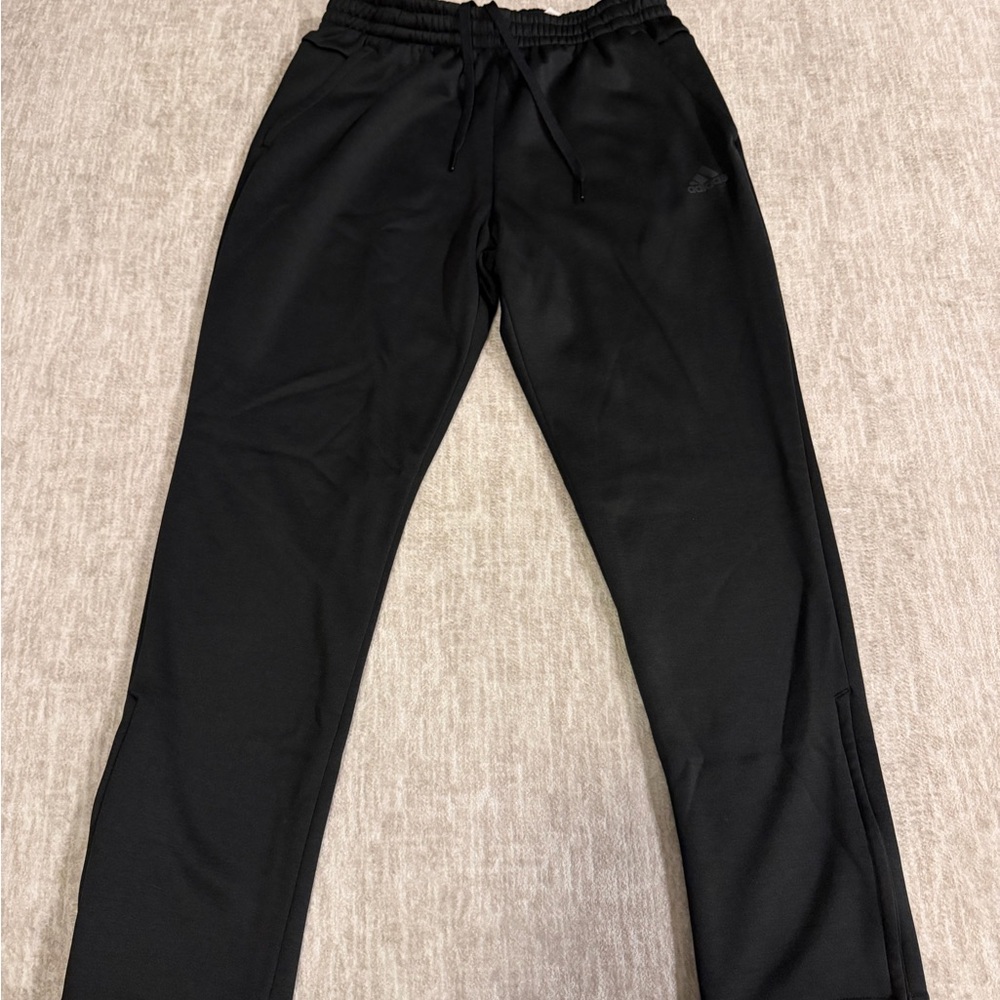 Slightly Used Adidas Black Joggers Sweat Pants Men’s Size Medium